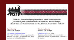 Desktop Screenshot of folkdancers.org